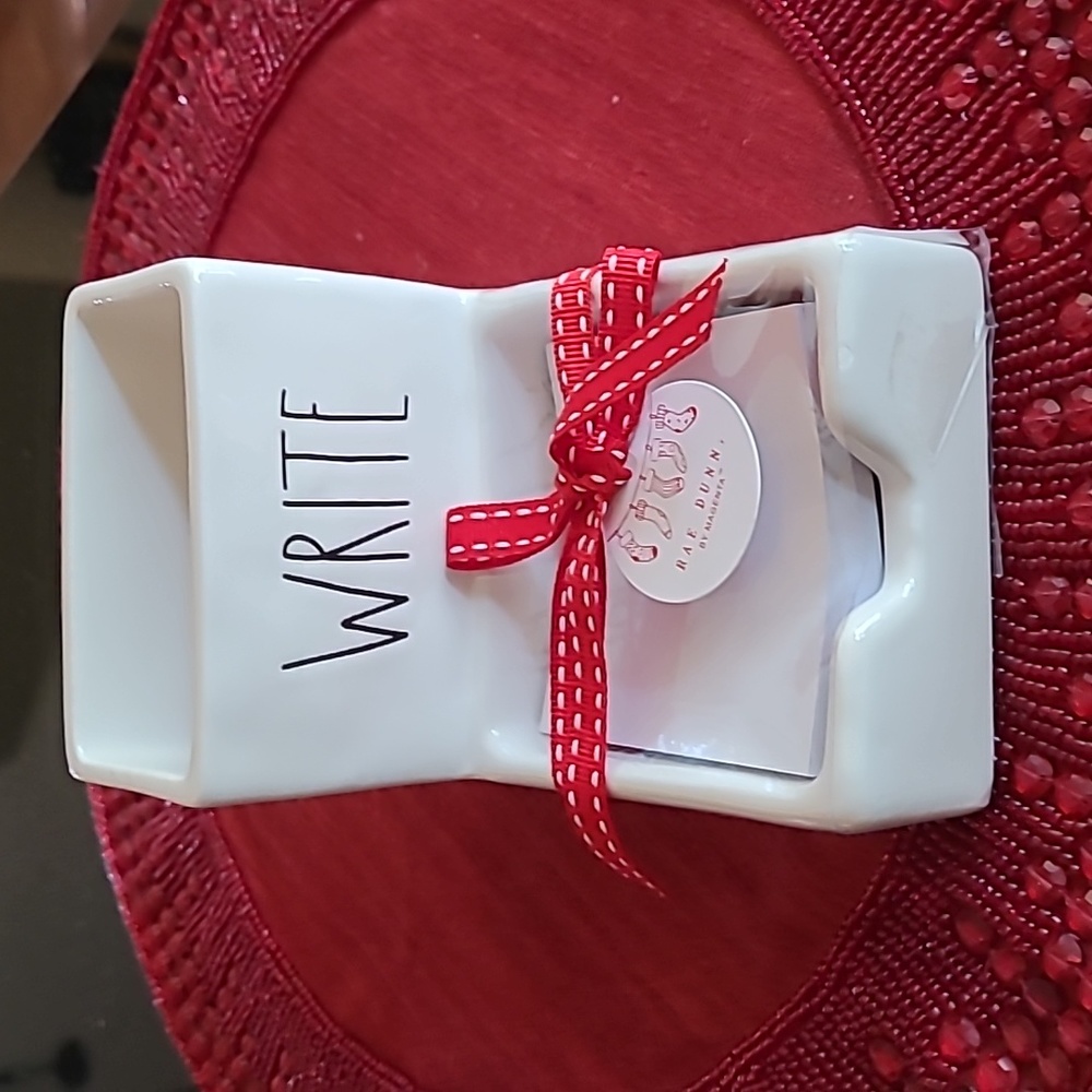 Rae Dunn  Note & Pen Caddy